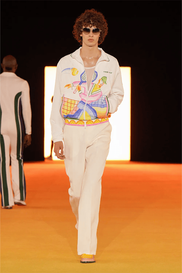 Casablanca Spring Summer 2024 Paris Fashion Week menswear womenswear runway Charaf Tajer interview