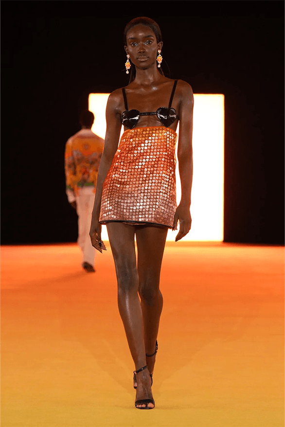 Casablanca Spring Summer 2024 Paris Fashion Week menswear womenswear runway Charaf Tajer interview