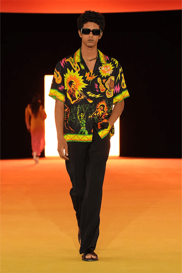 Casablanca Spring Summer 2024 Paris Fashion Week menswear womenswear runway Charaf Tajer interview