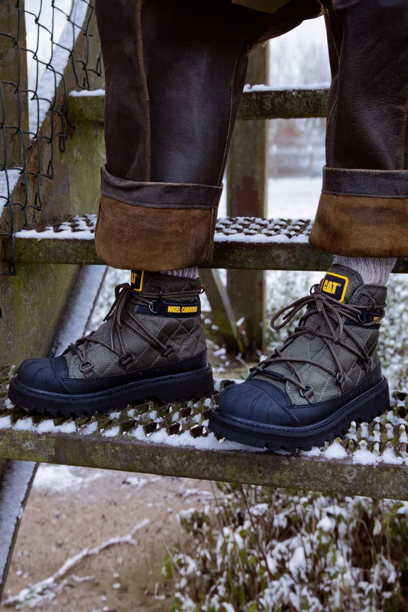 cat footwear nigel cabourn military workwear utah omaha winter boots operation deepfreeze antarctic expedition fall winter 2023