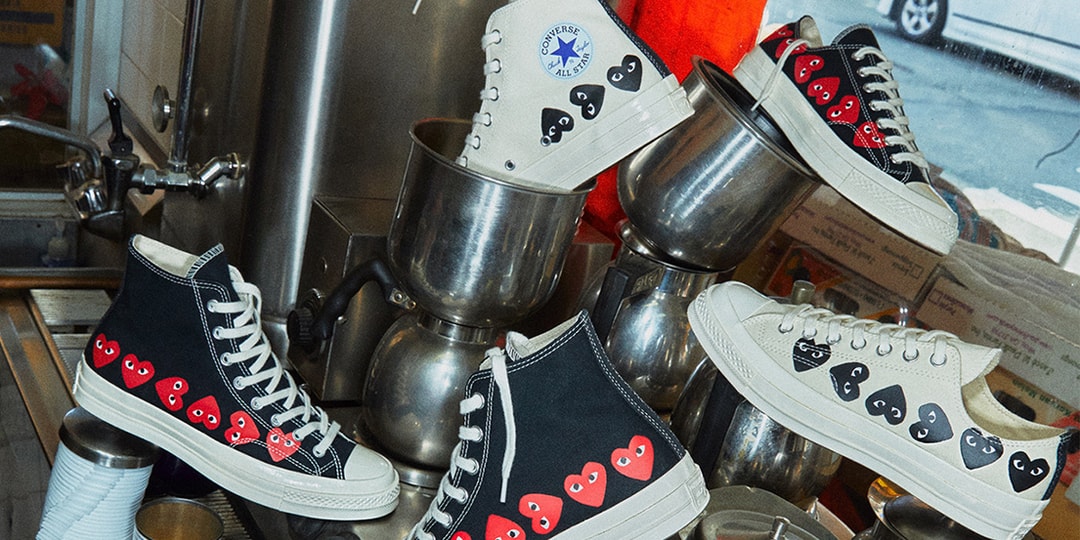 COMME des GARÇONS Play Covers the Converse Chuck 70 in Its Signature Motif