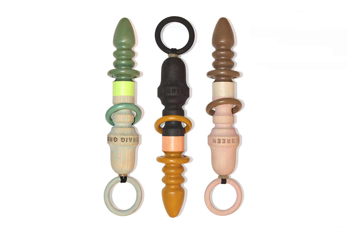 Craig Green Drops Limited Edition "Jumbo Wooden Tools" sex toy butt plug dsm dover street market london
