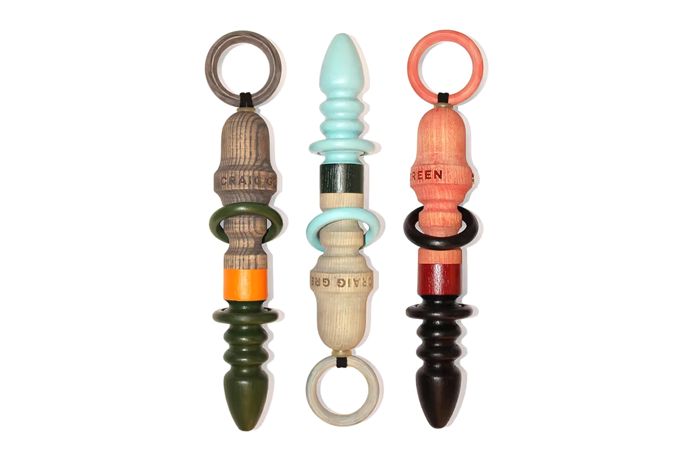 Craig Green Drops Limited Edition "Jumbo Wooden Tools" sex toy butt plug dsm dover street market london