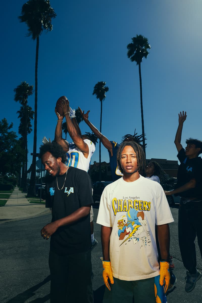 LA Chargers Get the Crenshaw Skate Club Cosign Ahead of Monday's Game california los angeles skateboard streetwear drop release sofi stadium dallas cowboys monday night football