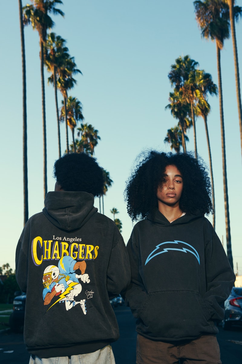 LA Chargers Get the Crenshaw Skate Club Cosign Ahead of Monday's Game california los angeles skateboard streetwear drop release sofi stadium dallas cowboys monday night football