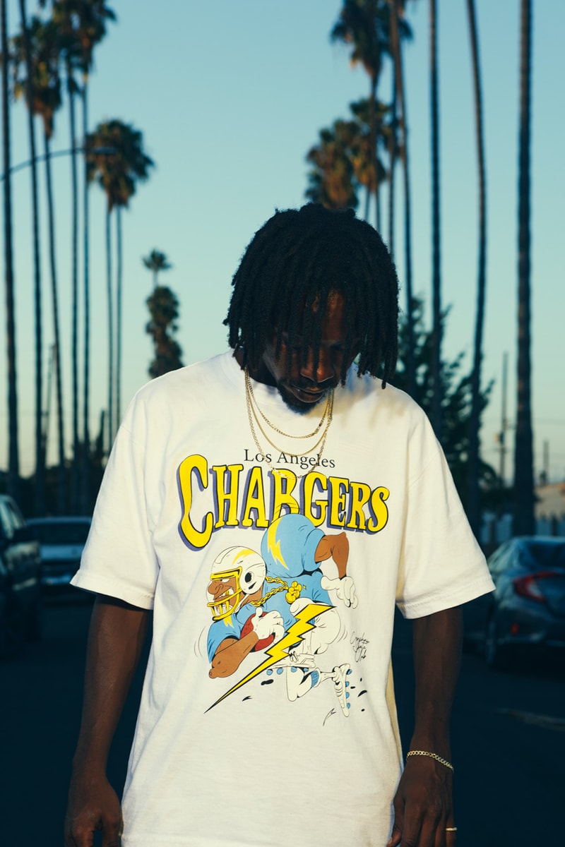 LA Chargers Get the Crenshaw Skate Club Cosign Ahead of Monday's Game california los angeles skateboard streetwear drop release sofi stadium dallas cowboys monday night football