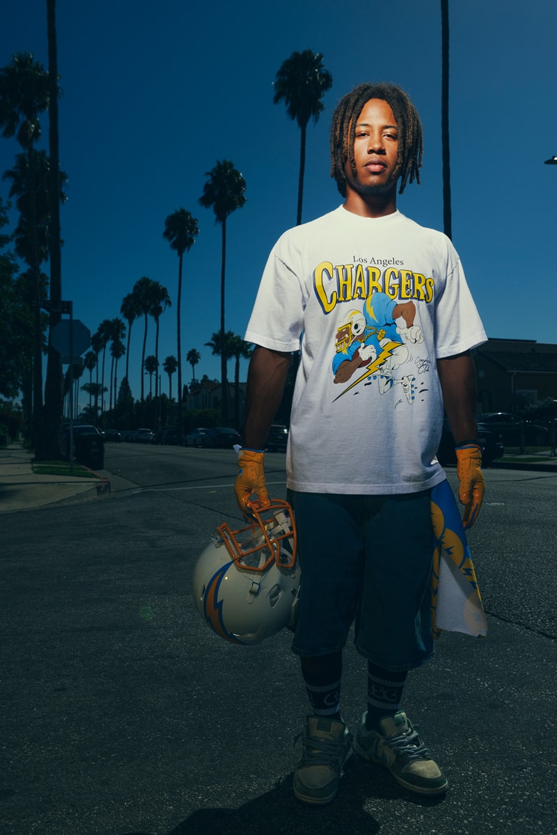 LA Chargers Get the Crenshaw Skate Club Cosign Ahead of Monday's Game california los angeles skateboard streetwear drop release sofi stadium dallas cowboys monday night football