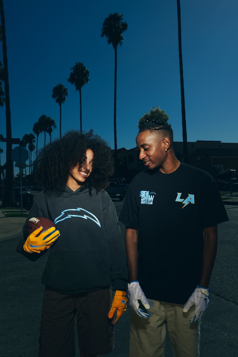 LA Chargers Get the Crenshaw Skate Club Cosign Ahead of Monday's Game california los angeles skateboard streetwear drop release sofi stadium dallas cowboys monday night football