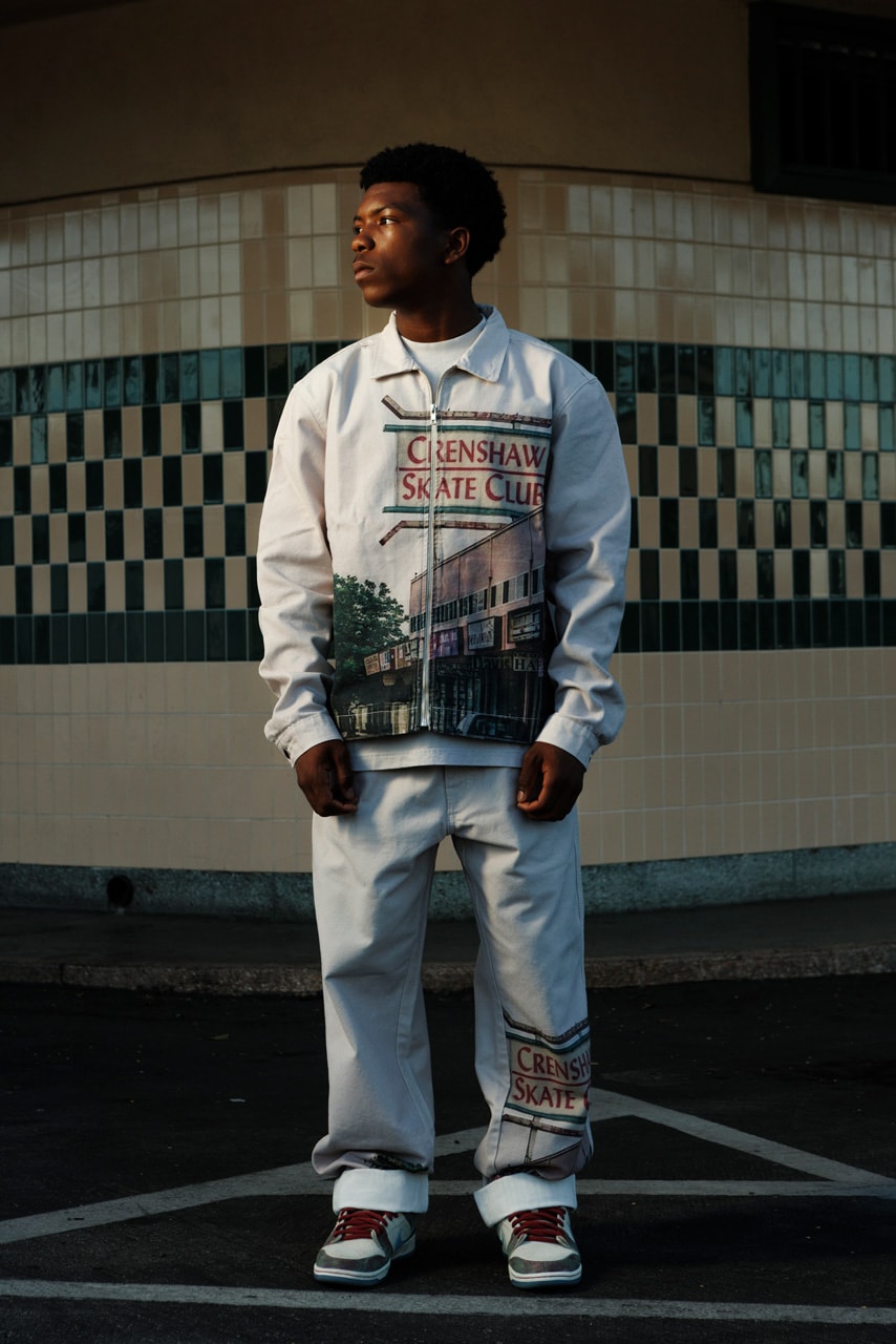 Crenshaw Skate Club’s S.O.O.N. Collection Is a Nod to the Skate Community tobey mcintosh skateboard los angeles california community apparel release price drop chargers collab capsule collection outerwear hoodie deck t shirt jacket denim logo brand