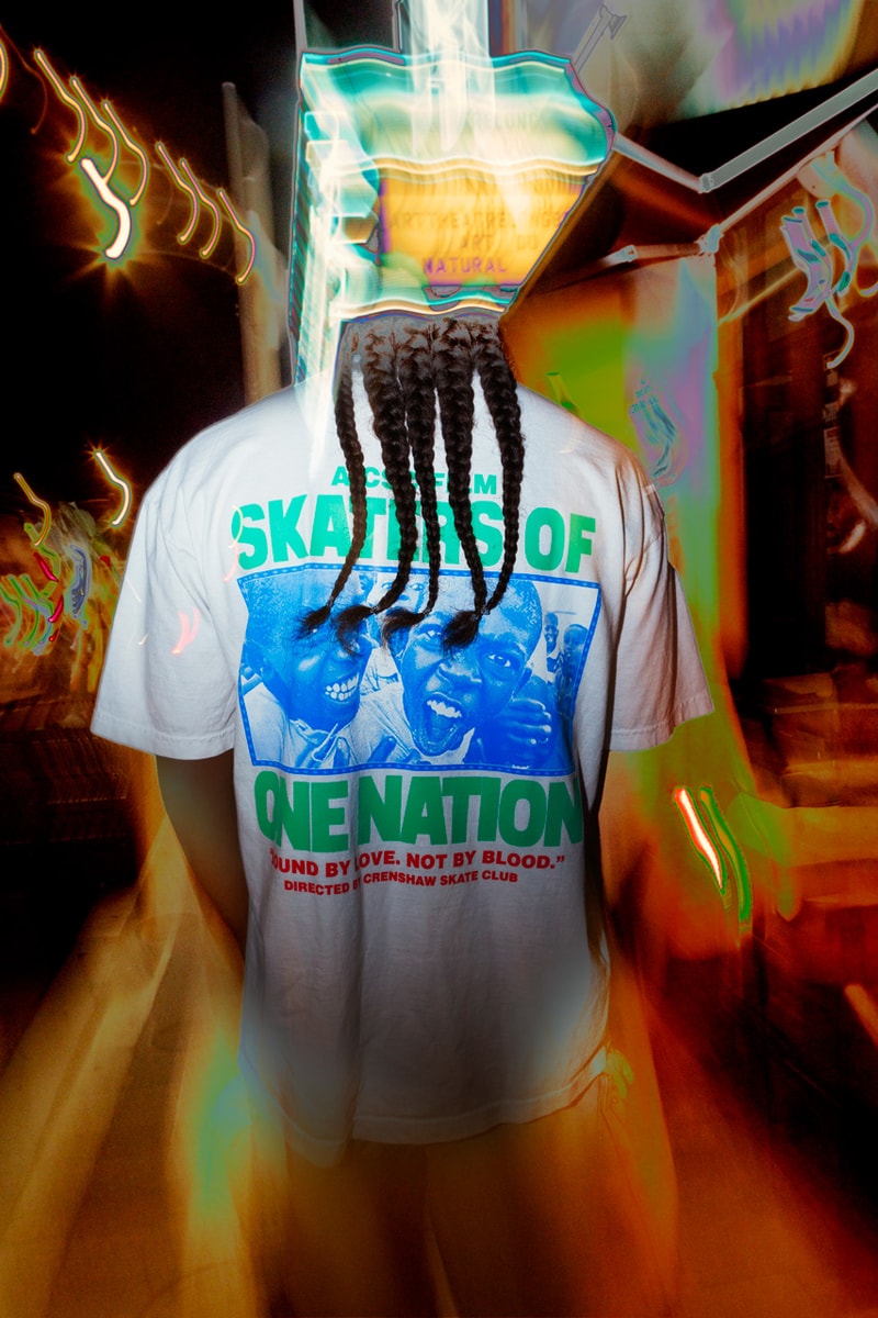 Crenshaw Skate Club’s S.O.O.N. Collection Is a Nod to the Skate Community tobey mcintosh skateboard los angeles california community apparel release price drop chargers collab capsule collection outerwear hoodie deck t shirt jacket denim logo brand