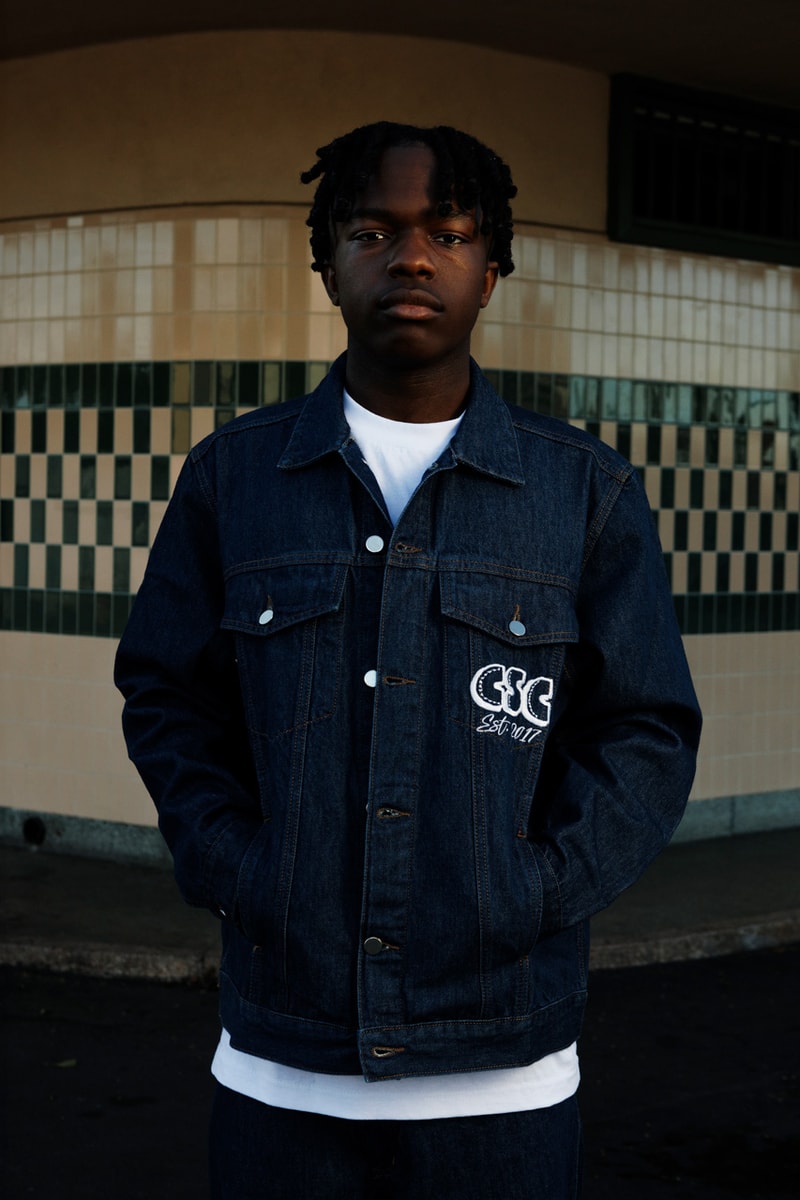 Crenshaw Skate Club’s S.O.O.N. Collection Is a Nod to the Skate Community tobey mcintosh skateboard los angeles california community apparel release price drop chargers collab capsule collection outerwear hoodie deck t shirt jacket denim logo brand