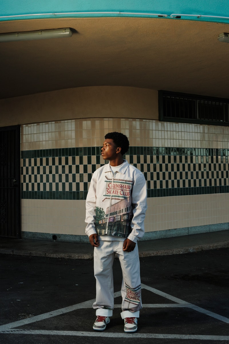 Crenshaw Skate Club’s S.O.O.N. Collection Is a Nod to the Skate Community tobey mcintosh skateboard los angeles california community apparel release price drop chargers collab capsule collection outerwear hoodie deck t shirt jacket denim logo brand