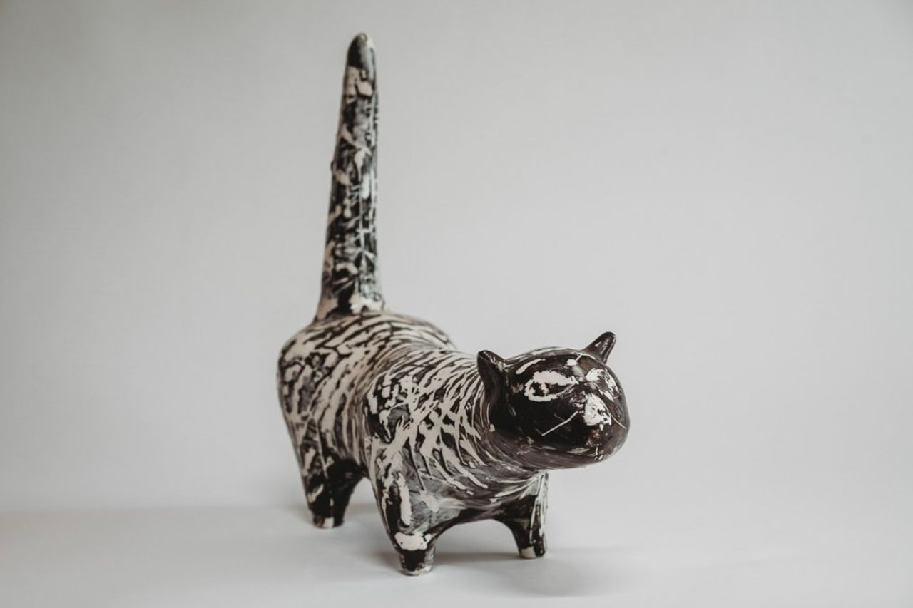 David Hockney Ceramic Cat Stacey’s Auctioneers Art