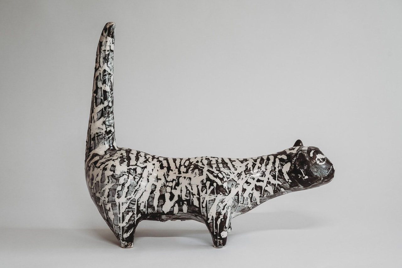 David Hockney Ceramic Cat Stacey’s Auctioneers Art
