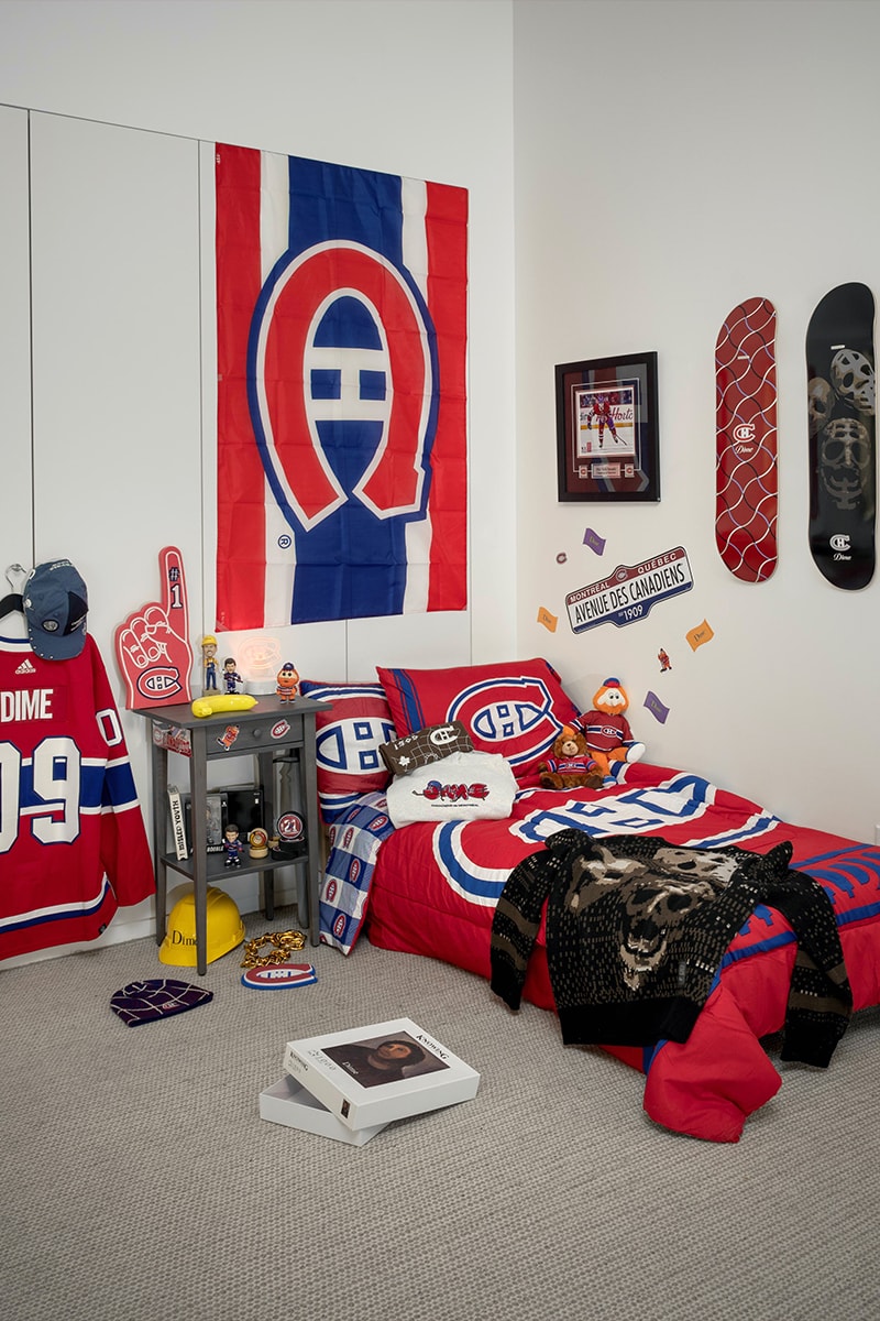 Dime Pledges Its Allegiance to Their Home Team With Collaborative Montréal Canadiens Drop release info canadiens de montréal boutique nhl hockey