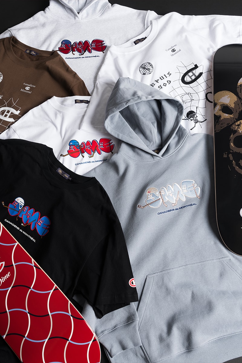 Dime Pledges Its Allegiance to Their Home Team With Collaborative Montréal Canadiens Drop release info canadiens de montréal boutique nhl hockey