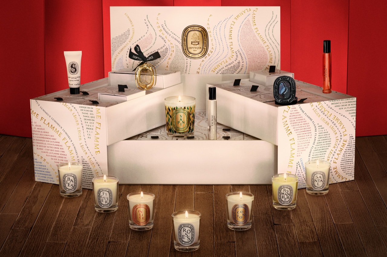 Diptyque Unveils Holiday Advent Calendar and Revives Limited Edition Pumpkin Candle french fragrance house citrouille hong kong cozy fall autumn christmas holiday szn season pie fruit crispy olfactory luxury scent experience Coing candle, Santal candle, Pomander candle, Odor-removing candle, Orphéon refillable solid perfume, Eau Rose EDP, Do Son EDT, Eau Capitale EDP, Fleur de Peau EDP, Eau des Sens EDT, Do Son shower oil, Philosykos scented soap, Softening Hand Wash, Velvet Hand Lotion, as well as a Decoration set pie thanksgiving halloween