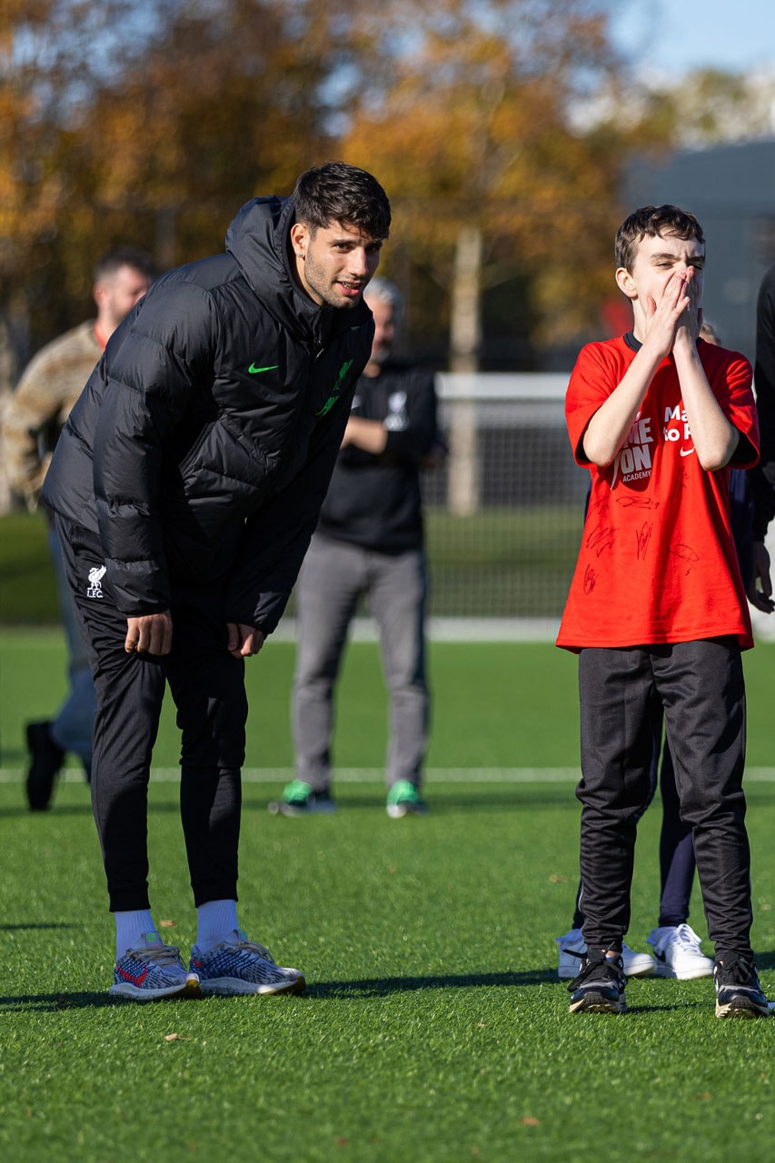 Dominik Szoboszlai Liverpool Football Club Soccer Sports Premier League Fitness Game On Initiative Mohammed Salah Darwin Nunez