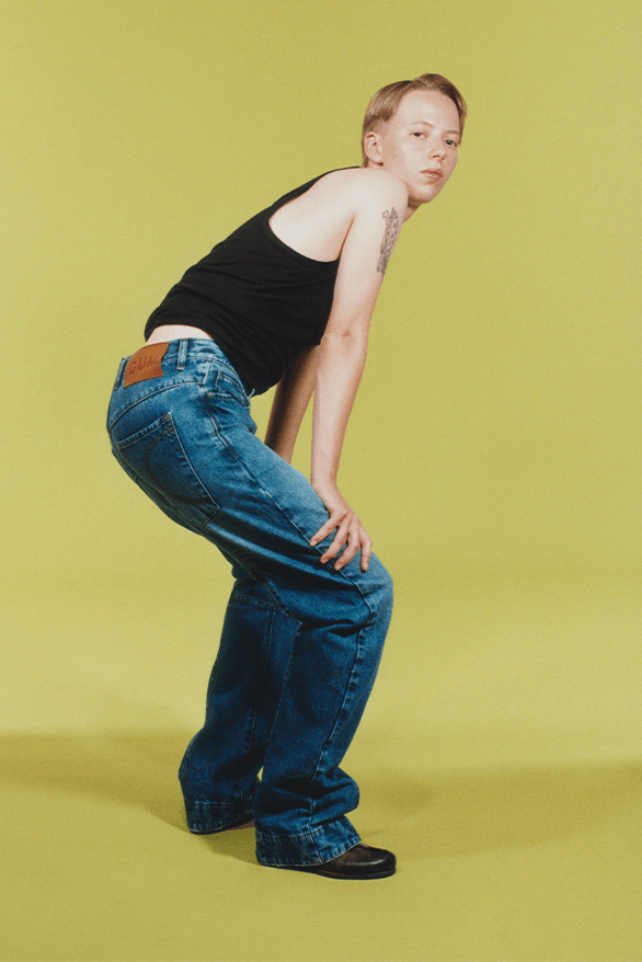Edward Cuming CUM Jeans Campaign London uk menswear womenswear central saint martins graduate designer