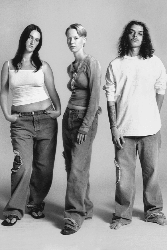 Edward Cuming CUM Jeans Campaign London uk menswear womenswear central saint martins graduate designer