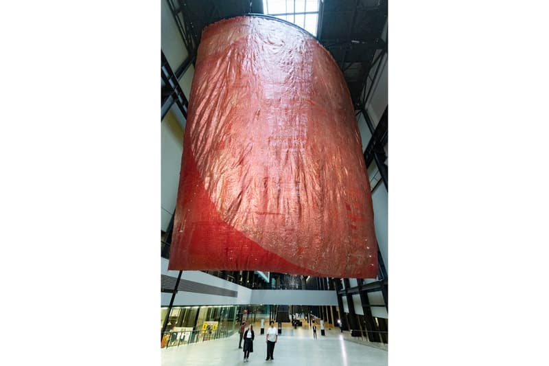 El Anatsui Behind the Red Moons Tate Modern London