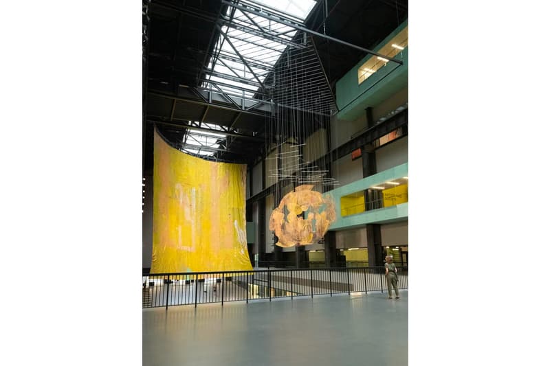 El Anatsui Behind the Red Moons Tate Modern London