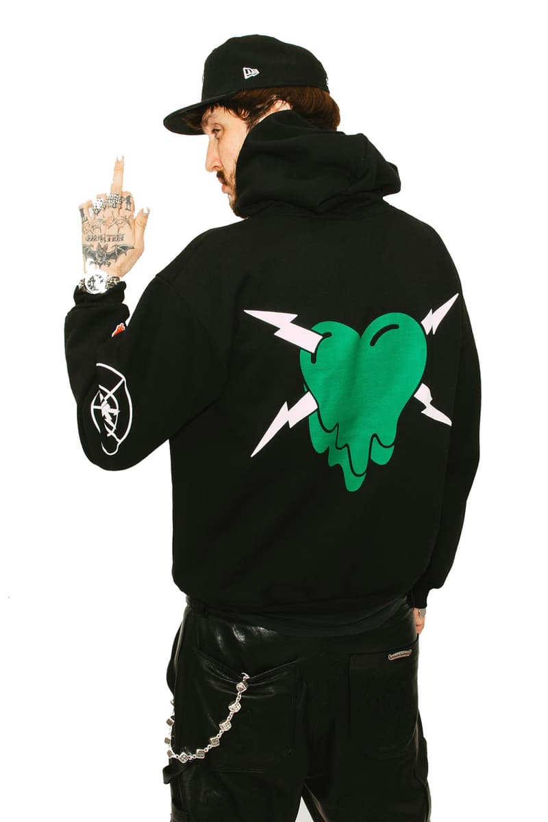 Emotionally Unavailable and NEIGHBORHOOD Link for BE@RBRICK and Apparel Collab faze banks toy medicom figure shooting range black japanese streetwear fashion brand collab drop ntwrk network los angeles ls fairfax price