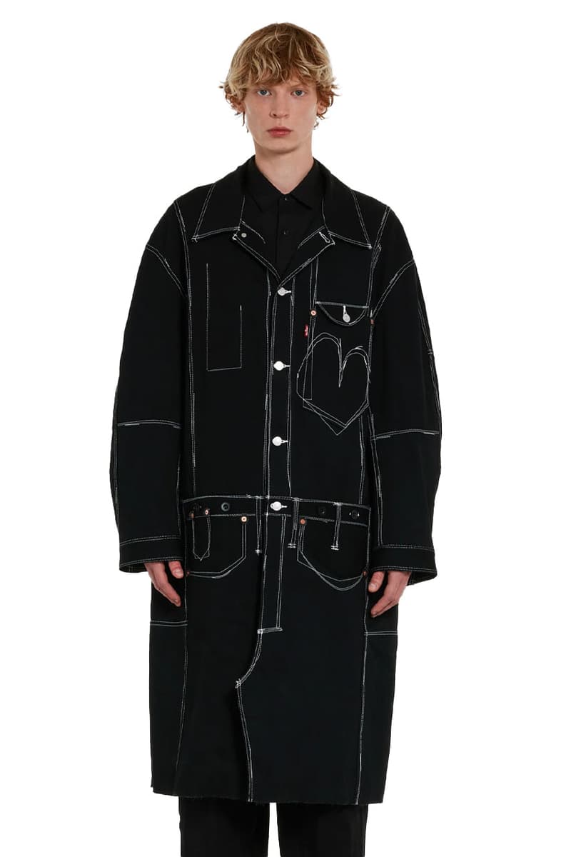 eYe Junya Watanabe Man x Levis Coat Release Info