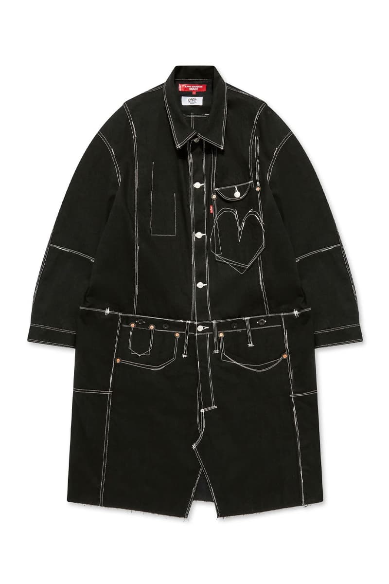 eYe Junya Watanabe Man x Levis Coat Release Info