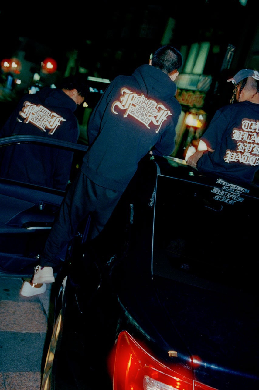 Fake As Flowers x BlackEyePatch Illuminates the Nighttime Tokyo Streets japan youthquake verdy collective capsule collection collab second release date skate streetwear award fashion holographic jacket track hoodie tee 