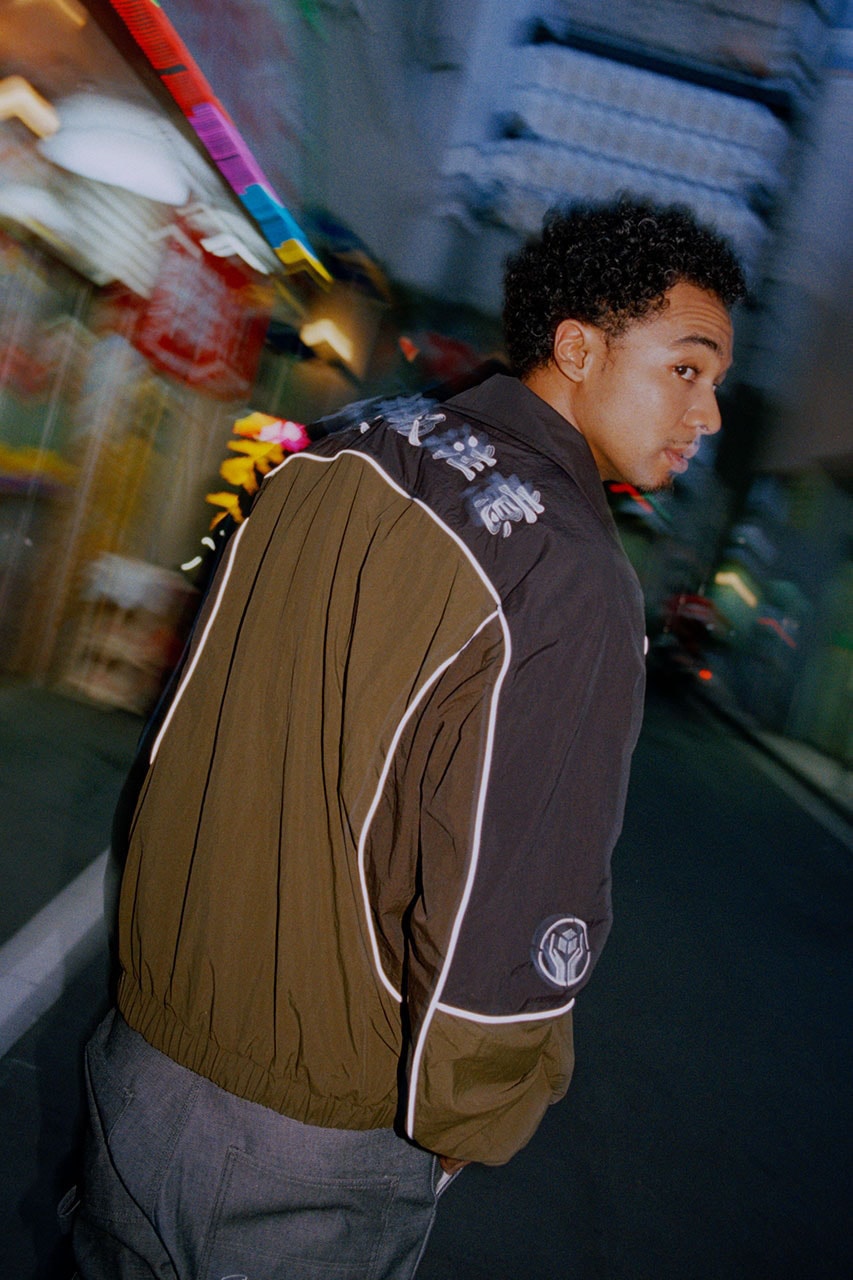 Fake As Flowers x BlackEyePatch Illuminates the Nighttime Tokyo Streets japan youthquake verdy collective capsule collection collab second release date skate streetwear award fashion holographic jacket track hoodie tee 