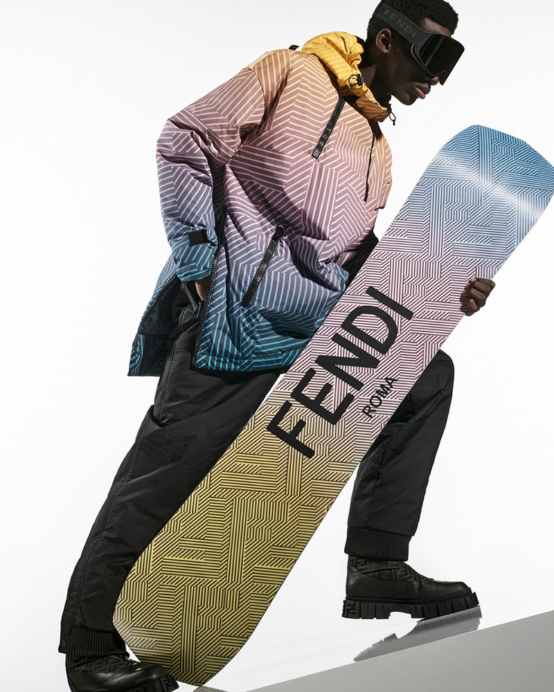 FENDI Launches Vivid Skiwear 2023 Collection Release 