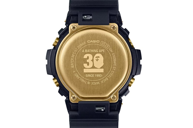 G-SHOCK BAPE GM6900BAPE-1 Collaboration Release Info