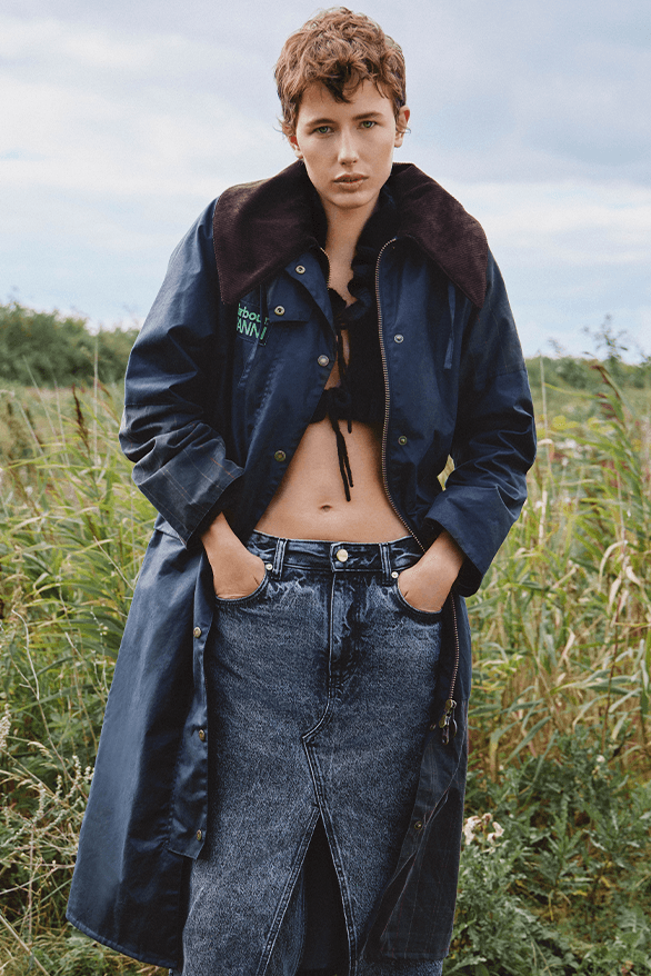 GANNI Barbour Second Collaboration Release Information details date menswear womenswear winter fall