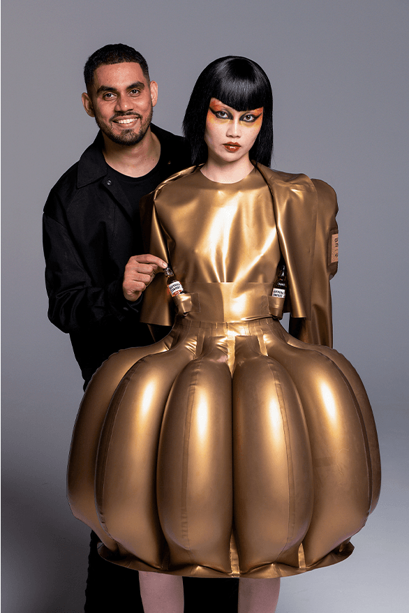 HARRI Southern Comfort Halloween Collection Interview feature Harikrishnan Keezhathil Surendran Pillai menswear womenswear villain vampire golden pumpkin red witch