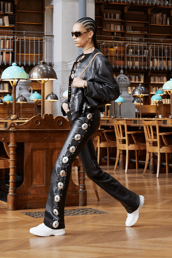 CELINE Summer 2024 Runway Video Hedi Slimane Paris BIBLIOTHÈQUE NATIONALE womenswear