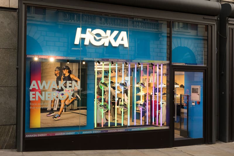 HOKA Running Sneakers Shoes Trainers London Sports Sprinting Run Club Shopping Covent Garden UK European 