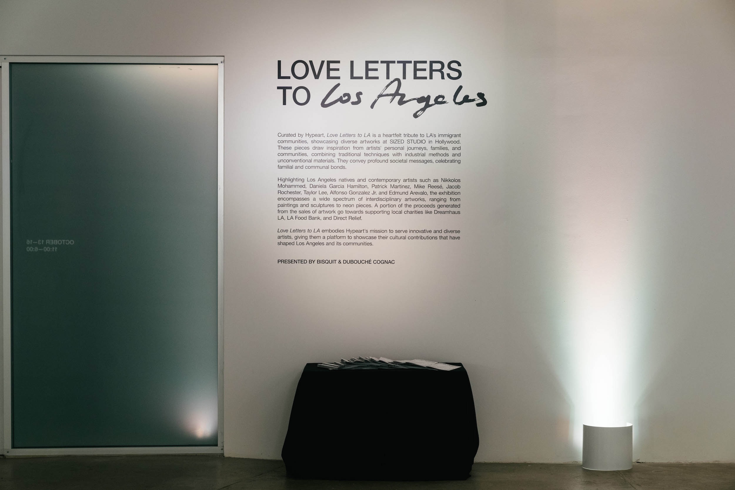 hypeart love letters to la exhibition announcement bisquit and dubouche sized studio exhibition artworks