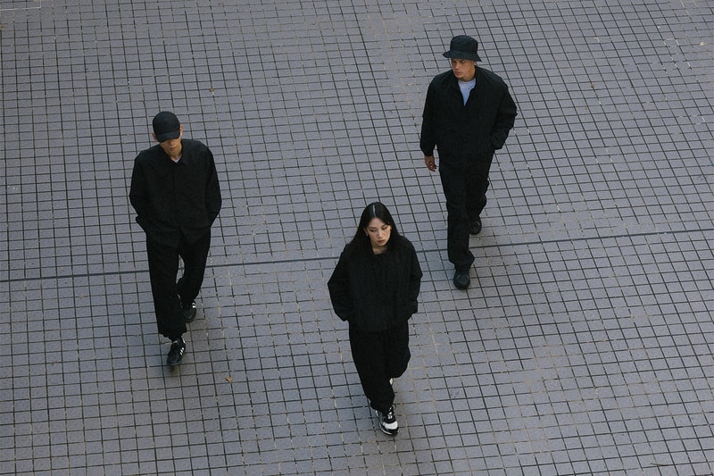 Hypebeast Goods and Services Drop 2 Minimalist Capsule Collection Track Pants Jacket Tech Shirt Black