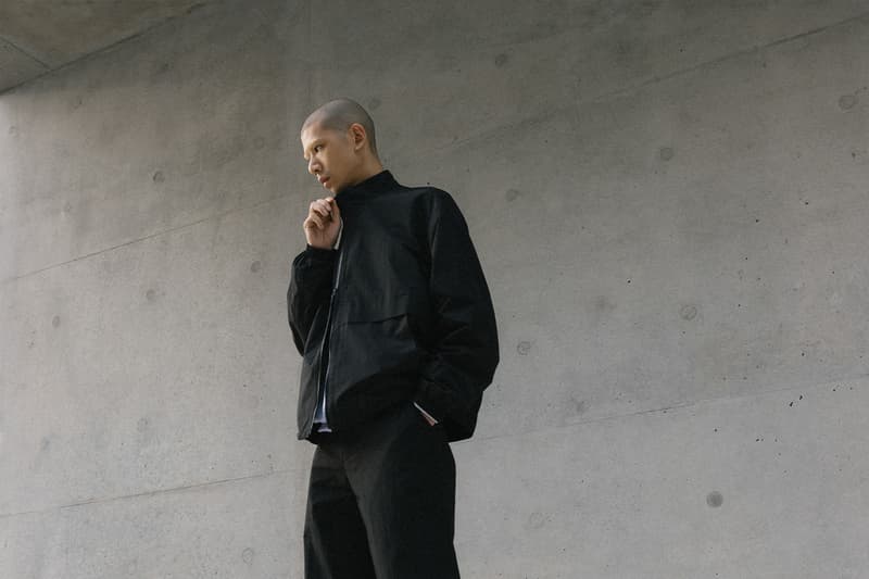 Hypebeast Goods and Services Drop 2 Minimalist Capsule Collection Track Pants Jacket Tech Shirt Black