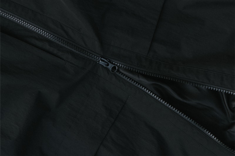 Hypebeast Goods and Services Drop 2 Minimalist Capsule Collection Track Pants Jacket Tech Shirt Black