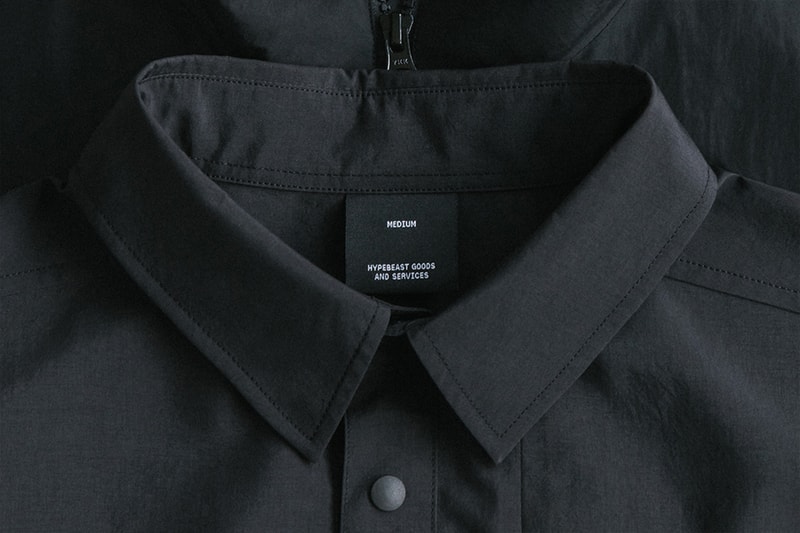 Hypebeast Goods and Services Drop 2 Minimalist Capsule Collection Track Pants Jacket Tech Shirt Black