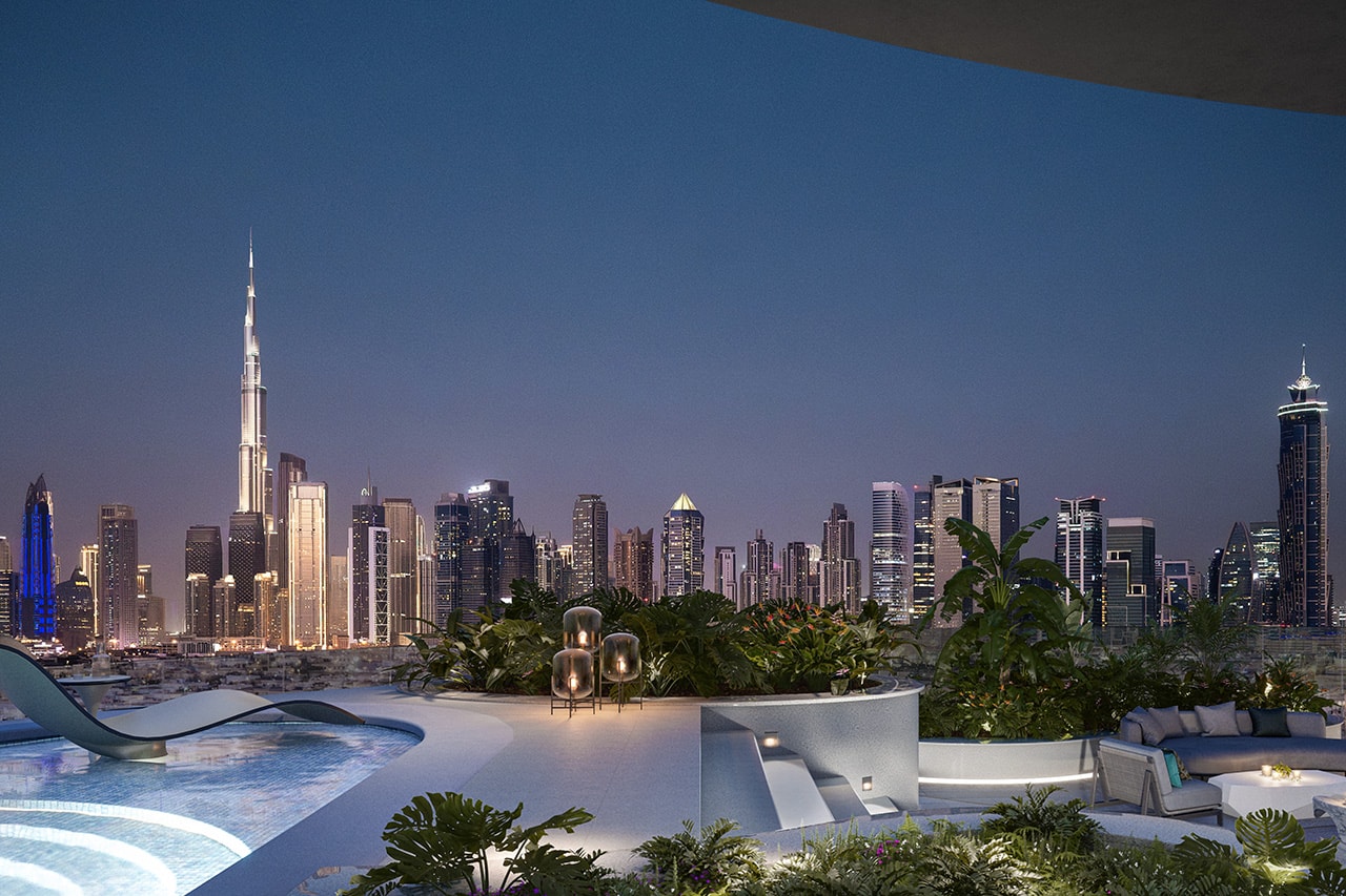 Mr. C Residences Jumeriah Dubai triplex residential design architecture building united arab emirates 