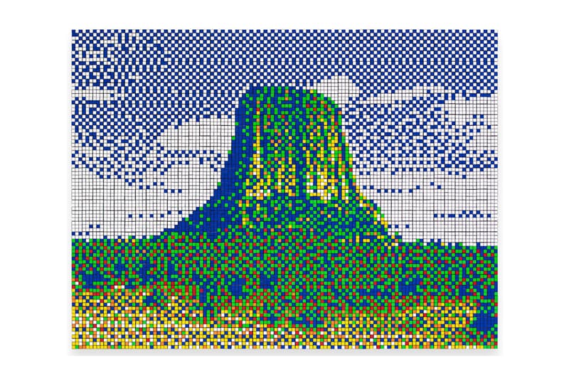 Invader Camouflages & Devils Tower Over the Influence