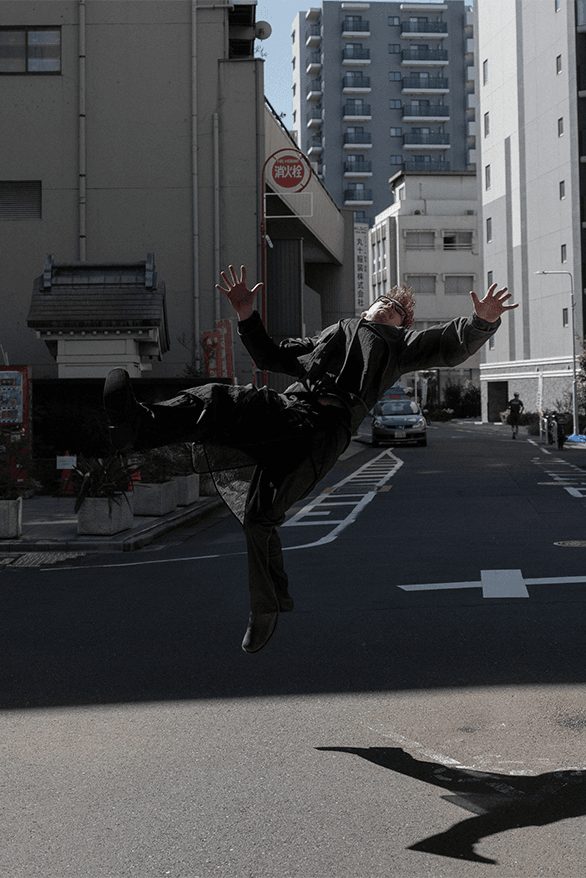 _J.L-A.L_ Fall/Winter 2023 Cascade Campaign menswear London uk designer Jean-Luc Ambridge