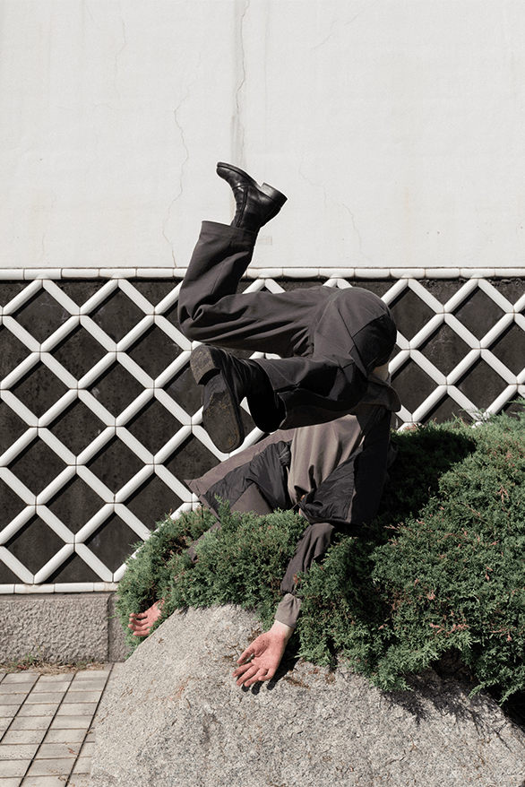 _J.L-A.L_ Fall/Winter 2023 Cascade Campaign menswear London uk designer Jean-Luc Ambridge