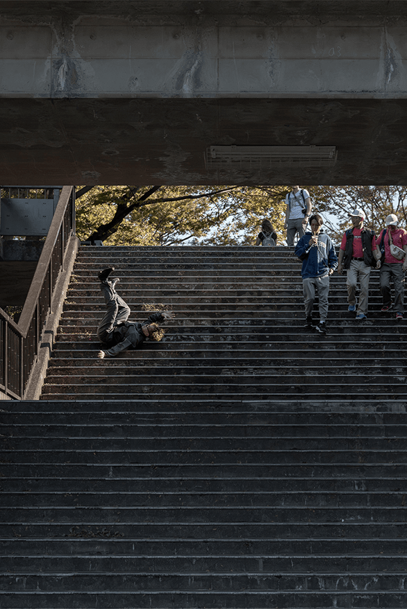 _J.L-A.L_ Fall/Winter 2023 Cascade Campaign menswear London uk designer Jean-Luc Ambridge