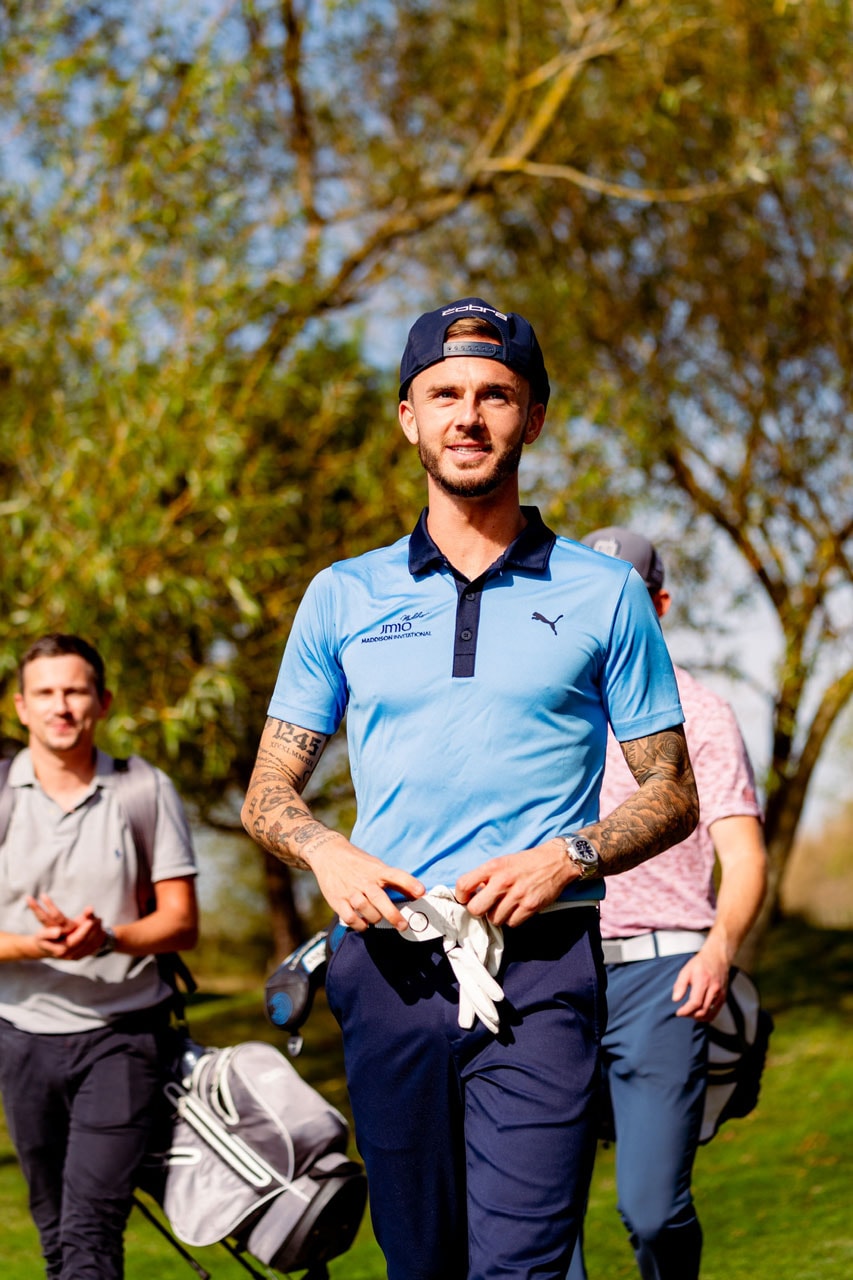 James Maddison Golf Sports Football Soccer Interview Premier League Tottenham Hotspur Harry Kane Erling Haaland Manchester City