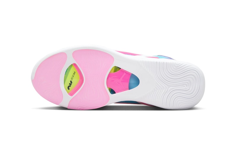 Jordan Tatum 1 "Wave Runner" Has an Official Fall Release Date FV0169-400 jayson tatum boston celtics basketball shoes michael jordan nba nike swoosh jumpman Lagoon Pulse/Pink Blast-Psychic Purple-White-Lime Glow-Black