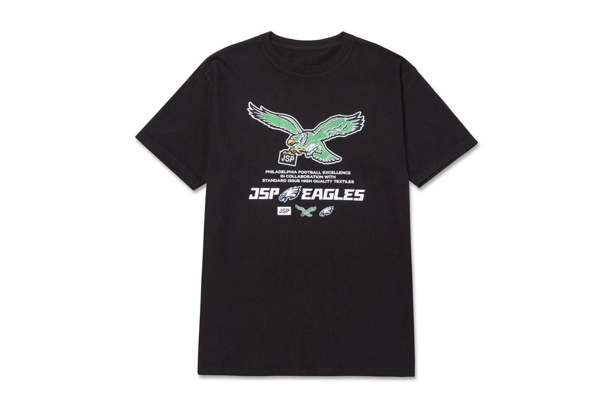 jimmy gorecki sweatpants jsp philadelphia eagles collaboration t shirt sweatshirt sweatpants hat new era official release date info photos price store list buying guide